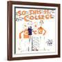 SO THIS IS COLLEGE, window card, 1929.-null-Framed Art Print