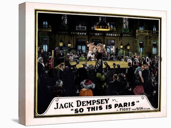 So This Is Paris, Jack Dempsey, 1924-null-Stretched Canvas