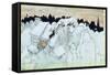 So Up to the House-Top the Coursers They Flew'-Arthur Rackham-Framed Stretched Canvas