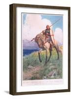 So with Good Heart, and More Fully Armed, Galahad Rode Further Upon His Quest-William Hodges-Framed Giclee Print