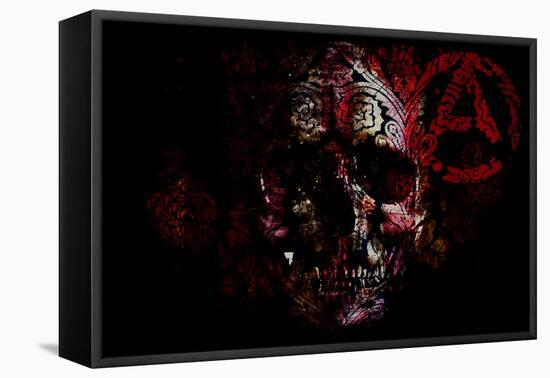 SOA Skull-null-Framed Stretched Canvas