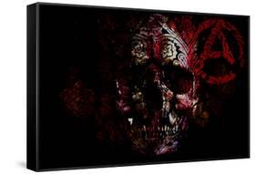 SOA Skull-null-Framed Stretched Canvas