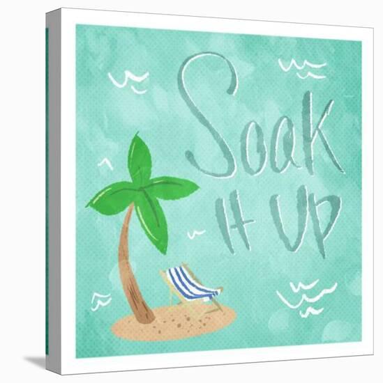 Soak It Up-Milli Villa-Stretched Canvas