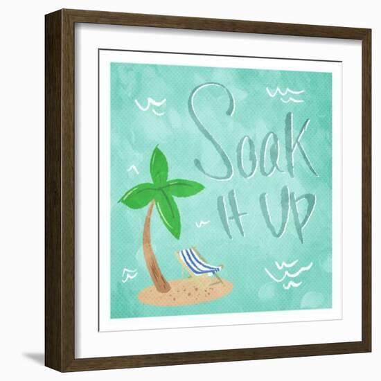 Soak It Up-Milli Villa-Framed Art Print