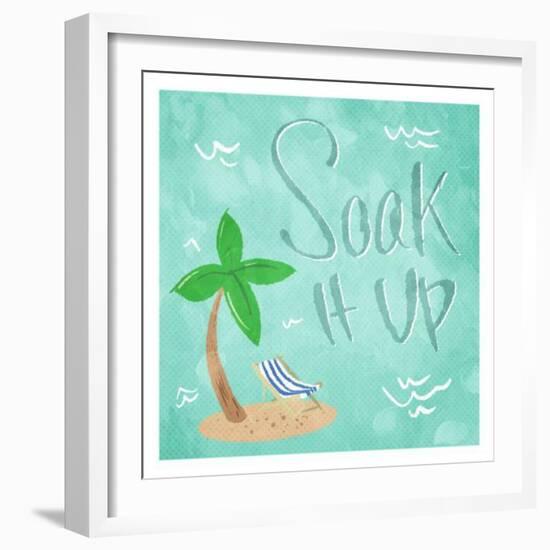 Soak It Up-Milli Villa-Framed Art Print