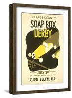 Soap Box Derby, Glen Ellyn, Illinois Poster-null-Framed Art Print