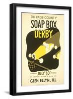 Soap Box Derby, Glen Ellyn, Illinois Poster-null-Framed Art Print