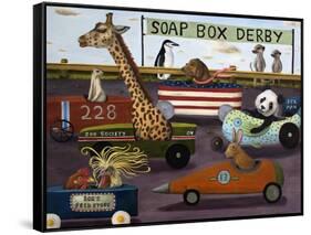 Soap Box Derby-Leah Saulnier-Framed Stretched Canvas