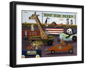 Soap Box Derby-Leah Saulnier-Framed Giclee Print