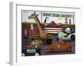 Soap Box Derby-Leah Saulnier-Framed Giclee Print