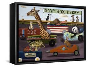 Soap Box Derby-Leah Saulnier-Framed Stretched Canvas