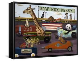 Soap Box Derby-Leah Saulnier-Framed Stretched Canvas