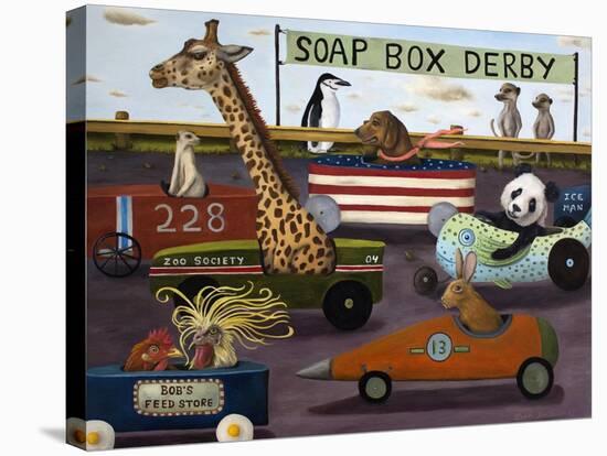 Soap Box Derby-Leah Saulnier-Stretched Canvas