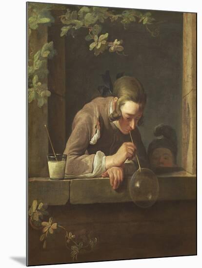 Soap Bubbles, C. 1733- 34-Jean-Baptiste Simeon Chardin-Mounted Giclee Print