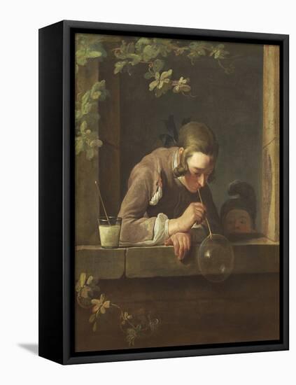 Soap Bubbles, C. 1733- 34-Jean-Baptiste Simeon Chardin-Framed Stretched Canvas