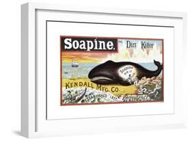 Soapine Household Cleaner, Late 19th Century-null-Framed Giclee Print