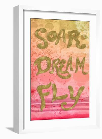 Soar Dream Fly-Elizabeth Medley-Framed Art Print