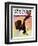 "Soaring Bald Eagle," Saturday Evening Post Cover, October 28, 1933-Jack Murray-Framed Premium Giclee Print