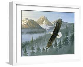 Soaring Eagle-Wilhelm Goebel-Framed Giclee Print