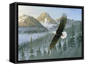 Soaring Eagle-Wilhelm Goebel-Framed Stretched Canvas