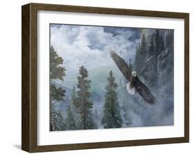 Soaring High II-B. Lynnsy-Framed Art Print