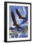 Soaring Over Cloth Mountain-Kestrel Michaud-Framed Giclee Print