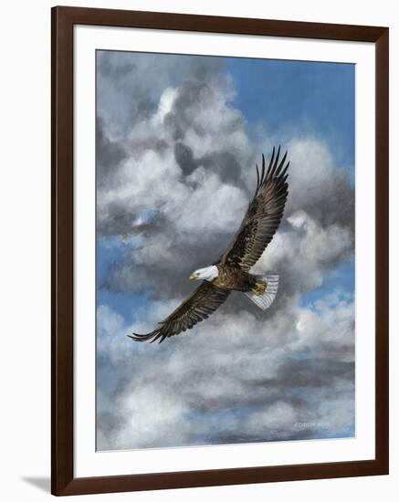 Soaring-Carolyn Mock-Framed Art Print