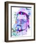 Sobchak Watercolor-Anna Malkin-Framed Art Print