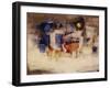 Sobre la Mesa III-Justo San Felices-Framed Art Print