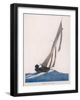 Sobre Las Olas' - on the Waves-null-Framed Art Print