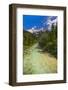 Soca River and Julian Alps in the Soca Valley-Matthew Williams-Ellis-Framed Photographic Print