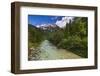 Soca River and Julian Alps in the Soca Valley-Matthew Williams-Ellis-Framed Photographic Print