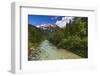 Soca River and Julian Alps in the Soca Valley-Matthew Williams-Ellis-Framed Photographic Print