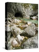 Soca, Triglav national park, Julian Alps, Slovenia-Michael Jaeschke-Stretched Canvas