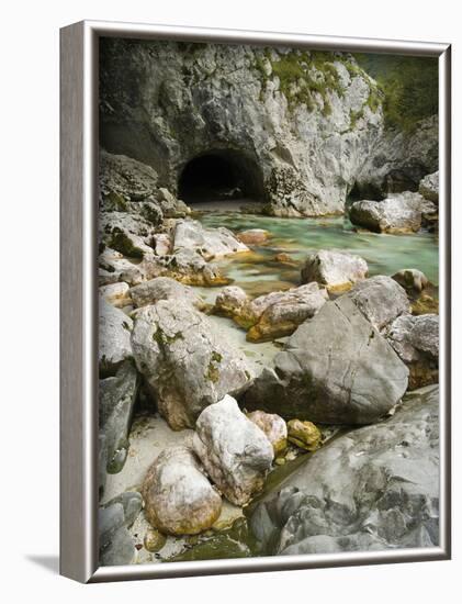 Soca, Triglav national park, Julian Alps, Slovenia-Michael Jaeschke-Framed Photographic Print