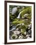 Soca, waterfall close source of the So?a, Triglav national park, Julian Alps, Slovenia-Michael Jaeschke-Framed Photographic Print