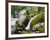 soca waterfall close the source, Triglav national park, Julian Alps, Slovenia-Michael Jaeschke-Framed Photographic Print