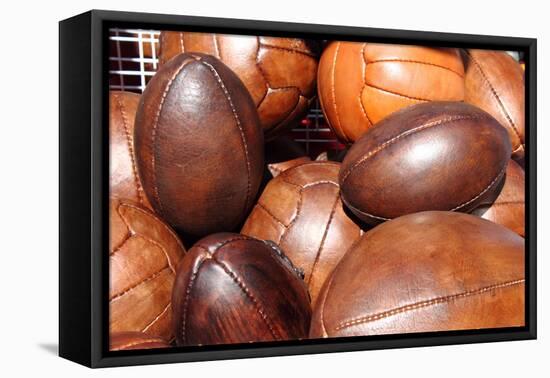 Soccer and Rugby Balls-Alessandro0770-Framed Stretched Canvas