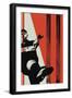 Soccer athlete-null-Framed Giclee Print