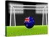 Soccer Australia-koufax73-Stretched Canvas