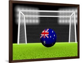 Soccer Australia-koufax73-Framed Art Print