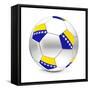 Soccer Ball/Football Bosnia and Herzegovina-PixBox-Framed Stretched Canvas