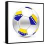 Soccer Ball/Football Bosnia and Herzegovina-PixBox-Framed Stretched Canvas