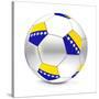 Soccer Ball/Football Bosnia and Herzegovina-PixBox-Stretched Canvas