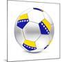 Soccer Ball/Football Bosnia and Herzegovina-PixBox-Mounted Premium Giclee Print