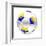 Soccer Ball/Football Bosnia and Herzegovina-PixBox-Framed Art Print