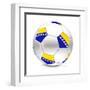 Soccer Ball/Football Bosnia and Herzegovina-PixBox-Framed Art Print