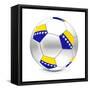 Soccer Ball/Football Bosnia and Herzegovina-PixBox-Framed Stretched Canvas