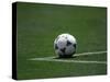 Soccer Ball in Corner Kick Position-Paul Sutton-Stretched Canvas