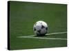 Soccer Ball in Corner Kick Position-Paul Sutton-Stretched Canvas